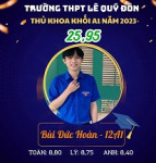 VINH DANH THỦ KHOA KỲ THI TỐT NGHIỆP THPT 2023