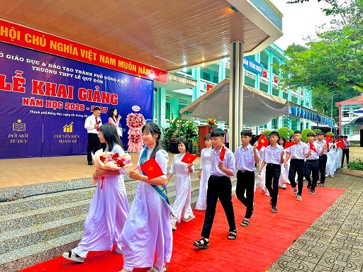 HÂN HOAN CHÀO ĐÓN NĂM HỌC MỚI 2026–2027 TẠI TRƯỜNG THPT LÊ QUÝ ĐÔN!