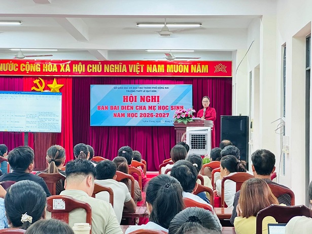 📣 HỘI NGHỊ BAN ĐẠI DIỆN CHA MẸ HỌC SINH TRƯỜNG THPT LÊ QUÝ ĐÔN,  XÃ NGHĨA TRUNG