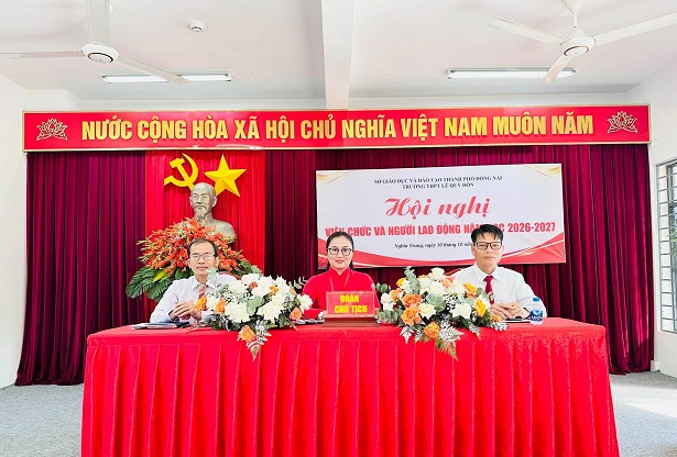 HỘI NGHỊ VIÊN CHỨC VÀ NGƯỜI LAO ĐỘNG NĂM HỌC 2026–2027